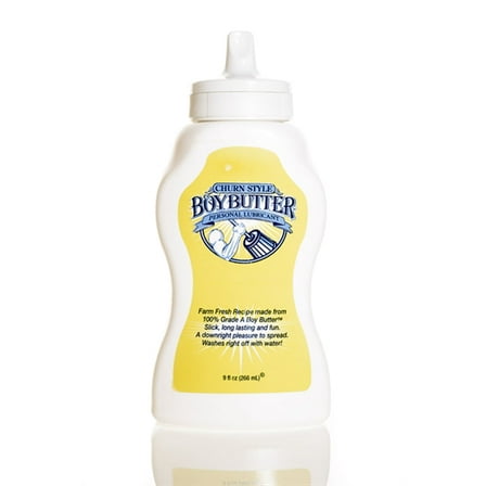 Boy Butter Original Lubricant with Coconut Oil | 9oz Squeeze Bottle