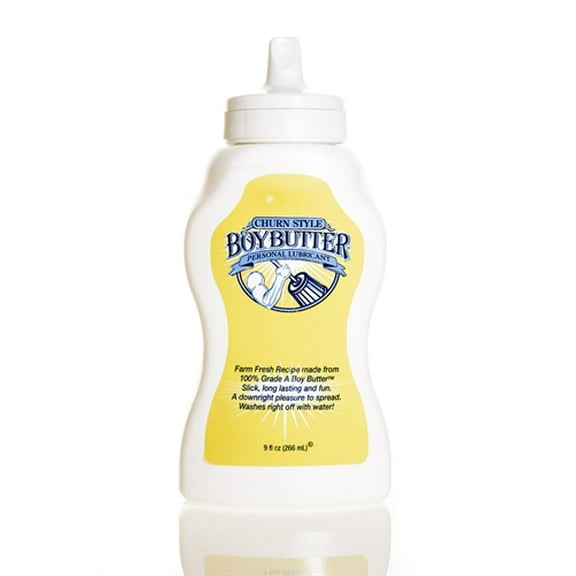 Boy Butter Original Lubricant with Coconut Oil | 9oz Squeeze Bottle