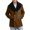 Tan, variant on BAETEUY Men Woolen Coat Lapel Double-Breasted Jacket Winter