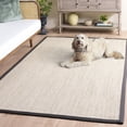 thumbnail image 5 of Safavieh Natural Fiber Kentigern Solid Area Rug, Marble/Dark Gray, 10' x 10' Square, 5 of 15