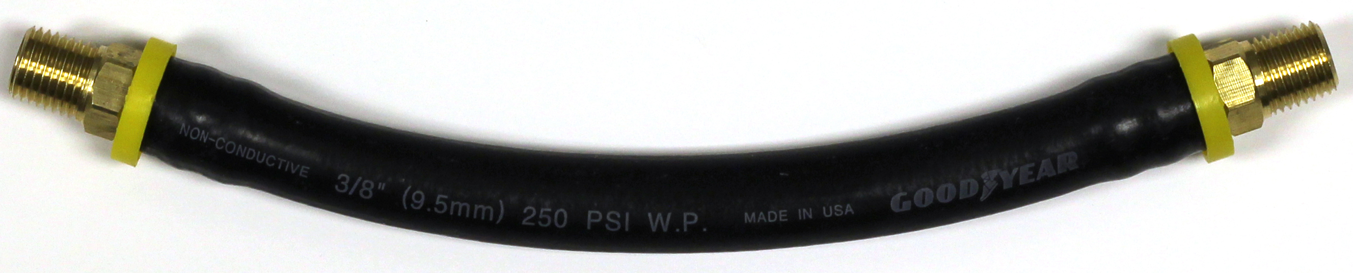 8.5inch Short Air Compressor Hose 1/4' Male NPT to 1/4' Male NPT