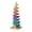 B, variant on Luyimi 28" Wooden Rainbow Music Tree Toy, Marble Run Ball Drop Toy with Colorful Leaves & Balls, Montessori Educational Sound Toy for Toddlers Kids Early Learning Fine Motor Skills A