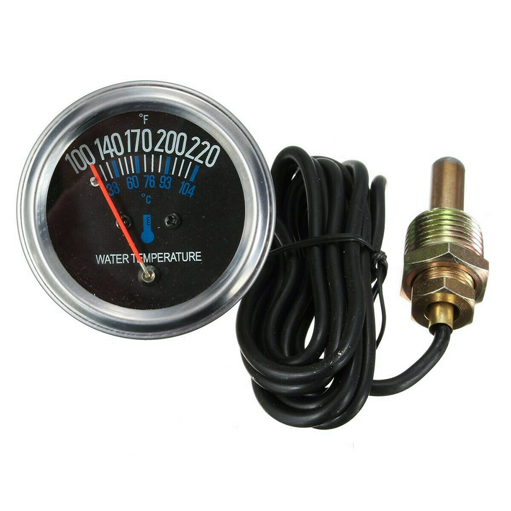 Universal 52mm Car Mechanical Meter DC 12V Water Temperature Gauge