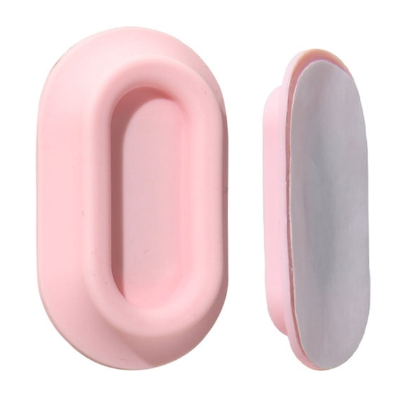 Silicone Remote Control Holder - Curved Wall Mount for Universal Remotes - Self-Stick Organizer for TV, Fan & Air Conditioner