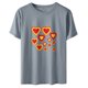 thumbnail image 1 of Camiseta de mujer Camisetas divertidas y lindas de manga corta Camiseta de otoño Hearth Love Camiseta de regalo Tops Blusa Regalo para parejas Pompotops hfajkhk124725, 1 of 6