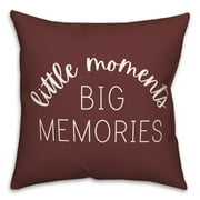 Creative Products Big Memories Maroon 18 x 18 Indoor / Outdoor Pillow