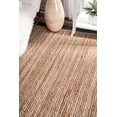 thumbnail image 3 of nuLOOM Eleonora Hand Woven Jute Area Rug, 3' x 5', Navy, 3 of 3