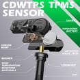 thumbnail image 3 of 1pcs TPMS Sensor 433MHz Tire Pressure Monitor System for Chrysler|Dodge|Jeep|Ram|Fiat Replaces OE 56029398AB Car, 3 of 11
