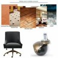 thumbnail image 3 of Ficarrico Juego de 5 Ruedas Giratorias para Sillas de Oficina, Patas Giratorias de Repuesto Silla Madera, Caucho, Laminado, Suelos de Baldosa, Parquet, Sillón de Oficina, 3 of 5