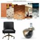 thumbnail image 3 of Ficarrico Juego de 5 Ruedas Giratorias para Sillas de Oficina, Patas Giratorias de Repuesto Silla Madera, Caucho, Laminado, Suelos de Baldosa, Parquet, Sillón de Oficina, 3 of 5