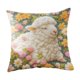 thumbnail image 2 of CaiYueKe Easter Rabbit Floral Pillow Cover - Sofa Cushion Case Home Decor Throw Pillow for Living Room Couch Bedroom Outdoor Indoor Decorative Accent Spring Holiday Farmhouse Decor, 2 of 8