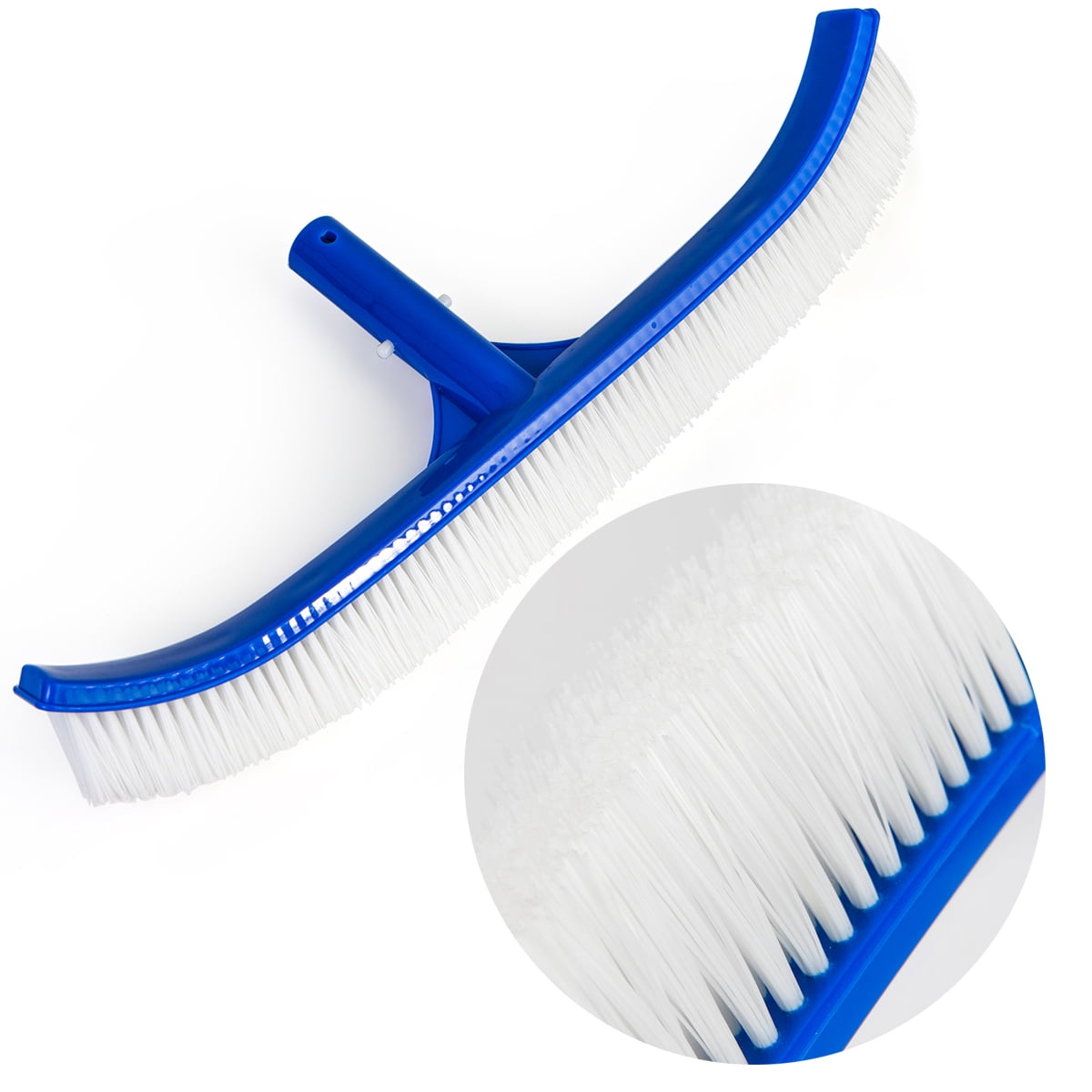 XtremepowerUS Premium 18" inch Curved Pool Brush Wall Brushes with PVC Back Pool Cleaning Clean