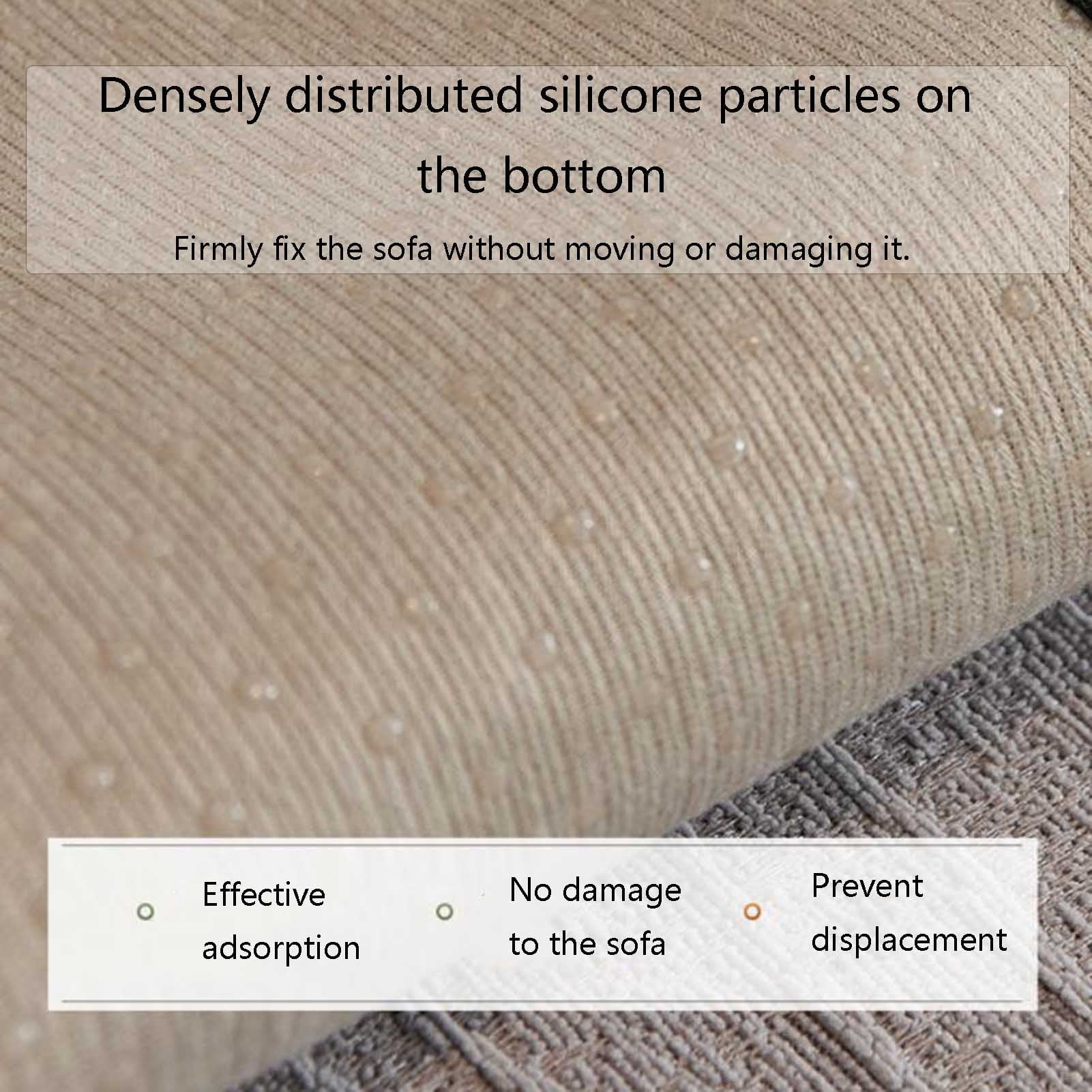 Sofa protector non-slip, soft sofa cover washable, sofa cover L shape 1/2/3/4 seater sofa cover furniture protection for living room