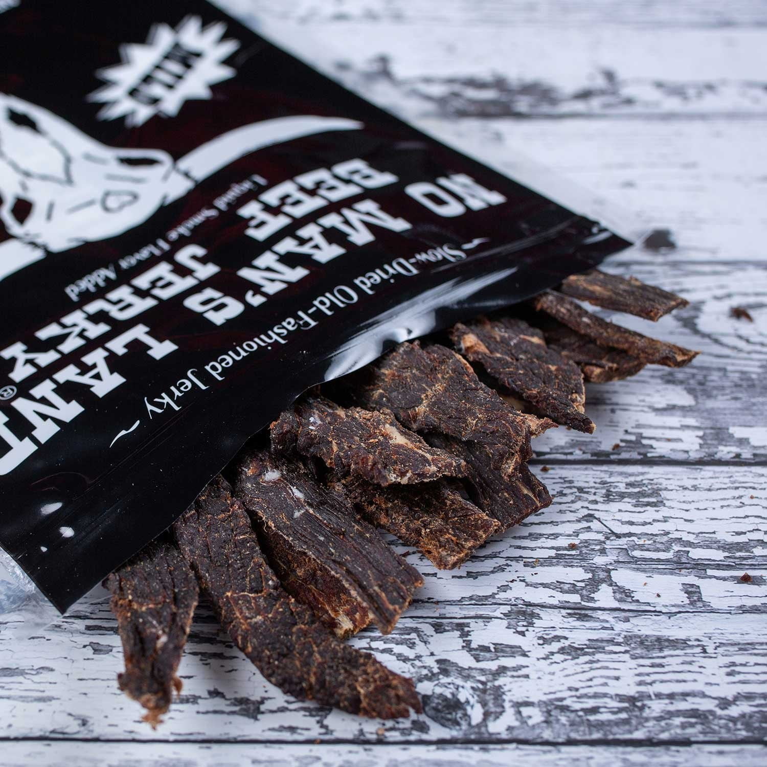 No Man's Land Mild Beef Jerky, 8.5 Ounce