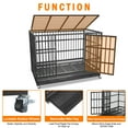 Boldbone XL Indestructible Dog Crate Cage, Heavy Duty, High Anxiety