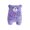 Purple, variant on Moxufan Pocket Hug Flower Bear Doll Handmade Felt Floral Bouquet Little Bear Plushie Toy Decoration Desktop Ornament Birthday Christmas Gift,Brown