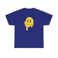 thumbnail image 2 of Dripping funny smiley emoji graphic t shirt Unisex Heavy Cotton Tee, 2 of 8