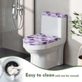 thumbnail image 4 of HELLHERO Night Bat Sky Toilet Protector Cover Soft Toilet Seat Protector & 2 Pack for Bathroom Supplies Stretchy Fabric Elastic Edge, 4 of 8