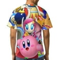 thumbnail image 6 of Kirby Star Allies Unisex Short Sleeve T Shirt Daily Novelty 3D Printed T-Shirts Soft Comfortable Tee Shirt Top For Men And Women, 6 of 7