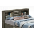 thumbnail image 5 of Full Size Metal Platform Bed with Built-in Storage Gray for Bedroom, 5 of 5