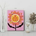 thumbnail image 3 of She Believed She Could So She Did Inspirational Wall Art,Pink Sunflower Wall Art for Kids Girls Room,Encouragement Gifts for Daughter, 3 of 5