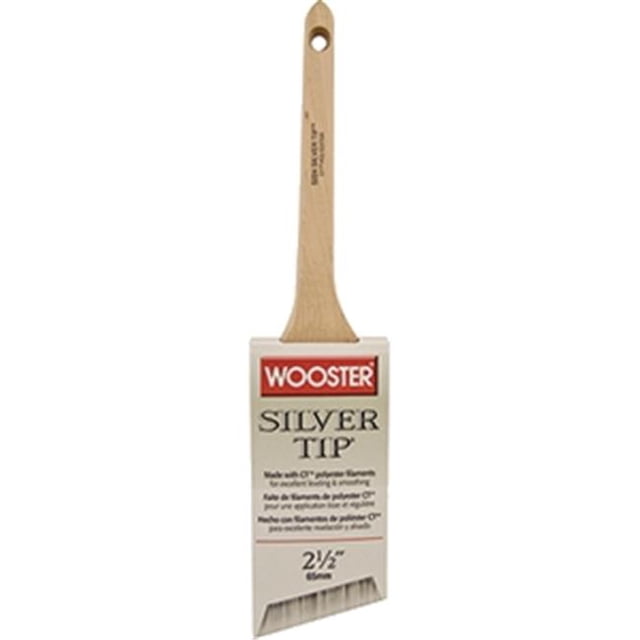 Wooster Brush Company 5224 2.5 in. Tip Thin Angle Sash - Silver