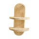 thumbnail image 4 of Estante de pared de madera estilo bohemio con arcoíris, decorativo, elegante, para guardería, resistente y flotante. 21.5cmx35cm, 4 of 9