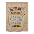 thumbnail image 3 of ThisWear Inspirational Gift for Meemaw MeeMaw's Kitchen Full of Love Full of Food Full of Hugs 2 Pack Vertical House Flags Meemaw, 3 of 4