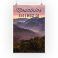 thumbnail image 2 of John Muir, The Mountains are Calling, North Georgia Mountains, Sunset Press (12x18 Wall Art Poster, Room Decor), 2 of 3