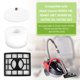 thumbnail image 4 of Filtro De Vacío Filtros De Espuma Y Fieltro Lavables Reutilizables Para Shark Hoover Nv601 Uk, Nv601 Ukt, Nv600 Uk, Nv700 Uk, Nv700 Ukt Filtro De Repuesto Muyoka Hogar, 4 of 6
