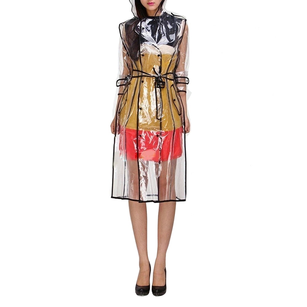 belted waterproof coat
