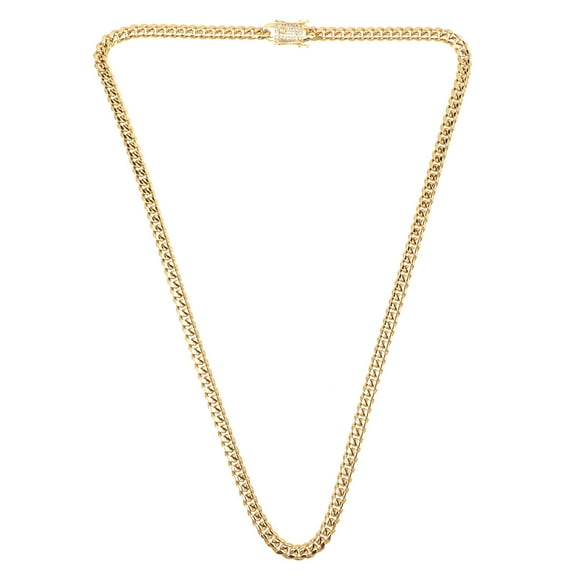 Stainless Steel Necklace for Men Miami Cuban Link Chain Cuban Chain Necklace