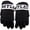 One Color, variant on MyLec MK5 Hockey Gloves, Hook Closure for Perfect Fit, 3-Roll Design, Nylon Hockey Stuff with Tough Leather Palm, Lightweight, Durable & Breathable Lacrosse Gloves, EVA Foam(11",Black/White)