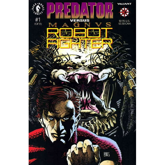 Predator vs. Magnus Robot Fighter #1 VF ; Dark Horse-Valiant Comic Book