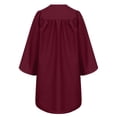 thumbnail image 4 of LiiYii Robe de Collation des Grades pour Enfants avec Pompon Uniforme Scolaire Rouge Foncé 21, 4 of 7