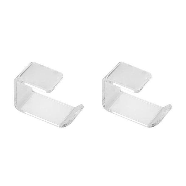 Colgador de auriculares Seitruly 15 kg debajo del escritorio Claro 2piezas