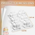 thumbnail image 5 of Fondant Molds, Animal Silicone Molds Hamster Fondant Mold Silicone Baking Mould For Cake Decorating - Send Goods From Local Warehous, 5 of 5