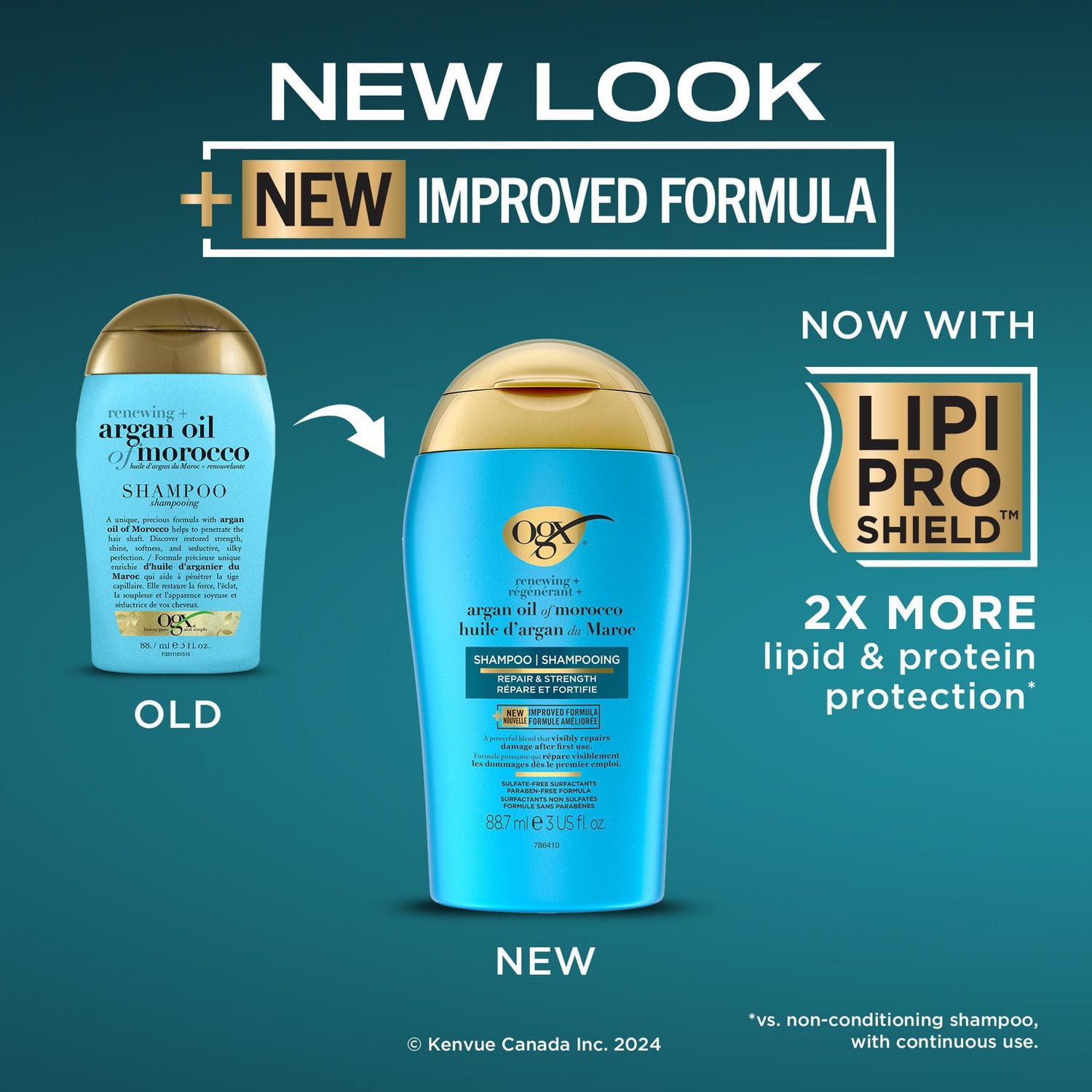 OGX huile d' argan du Maroc + renouvelante Huile Pénétrante Extra 100 ml