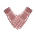 thumbnail image 2 of Outfmvch Gants d'Hiver Chauds Gants d'Hiver pour Hommes Femmes - Écran Tactile Temps Froid Thermique Gant Tricoté Chaud pour Course Conduite Randonnée Gants d'Hiver pour Femmes Rose Taille Unique, 2 of 3