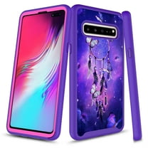 Samsung Galaxy S10 5G Case, KAESAR Graphic Design Shockproof Impact Resistant Protective Full-Body Rugged Clear Hybrid Bumper Case for Samsung Galaxy S10 5G (Dream Catcher)