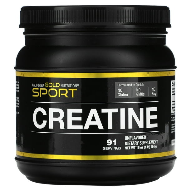 California Gold Nutrition, Creatine Powder, Micronized, Muscle and ...