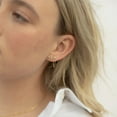 thumbnail image 3 of Aggie CZ Chain Stud Earrings, 3 of 4