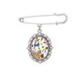 thumbnail image 1 of Germany Breakfast Culture Brooch Pin Dress Shirt Shawl Clips, 1 of 3