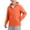 Orange, variant on Kids' Solid Color Softshell Jacket, Lightweight Hooded Windbreaker with Zipper Side Pockets for Outdoor Play, Daily Outings and Casual Activities, Suitable for Kids, 3‑12 Years Orange 7-8 Years