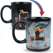 Color Changing Coffee Mug Heat-Sensitive Reactive Ceramic Cup - Magic Funny Anime Mugs - Perfect Christmas Gifts -