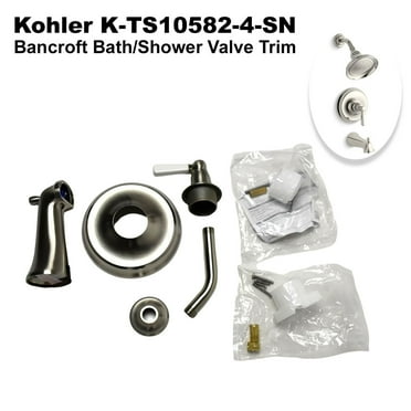 Kohler Bancroft Rite-Temp Bath & Shower Trim w/ Lever Handle & Spout K-TS10582-4P-BN