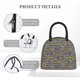 thumbnail image 4 of Balery Modern Excavator Bolsa de Almuerzo para Mujeres, Caja de Almuerzo, Bolsa de Almuerzo Pequeña Impermeable, Tote de Almuerzo Reutilizable con Gran Capacidad, 4 of 6