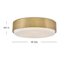 thumbnail image 6 of 30075LCB Hinkley Lighting Cedric - 30W 3 LED Medium Flush Mount-4.75 Inch Tall and 18 Inch Wide-Lacquered Brass Finish, 6 of 7