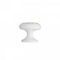 thumbnail image 3 of Dresser Kitchen Cabinet Drawer Knobs Unique Antique Hardware Vanity Knobs and Pulls 1 in. Brass Ball Painted White Renovators Supply, 3 of 6