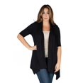 thumbnail image 5 of Plus Size Elbow Sleeve Open Front Cardigan, 5 of 11